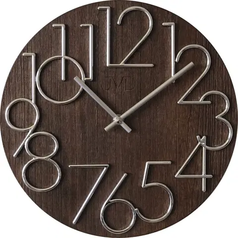 Hodiny Nástenné hodiny drevené JVD HT99.3, 30cm