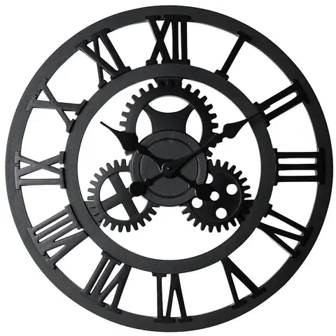 Nástenné hodiny Nástenné hodiny NERO śr.58x4 cm-MC
