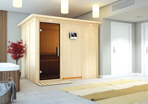 Sauny Interiérová fínska sauna 231x196 cm Lanitplast