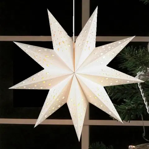 Vianočné svetelné hviezdy Markslöjd Hviezda Solvalla 45 cm