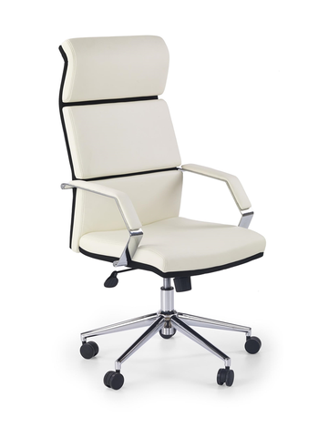 Kancelárske stoličky HALMAR Costa kancelárske kreslo s podrúčkami biela / čierna