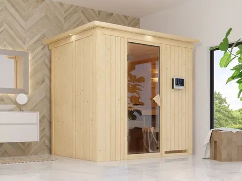 Sauny Interiérová fínska sauna 195x151 cm Lanitplast
