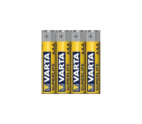 Predlžovacie káble VARTA Varta 2003101304 - 4 ks Zinkouhlíková batéria SUPERLIFE AAA 1,5V 