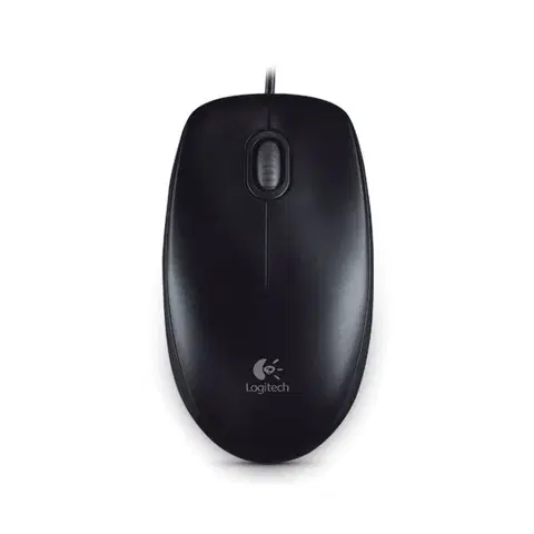 Myši Kancelárska myš Logitech Optical USB B100, čierna 910-003357