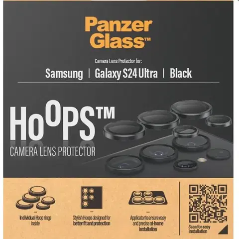 Puzdrá na mobilné telefóny PanzerGlass Ochranný kryt objektívu fotoaparátu Hoops pre Samsung Galaxy S24 Ultra 1209