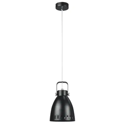 Lampy Visiaca lampa, čierna/kov, AIDEN TYP3