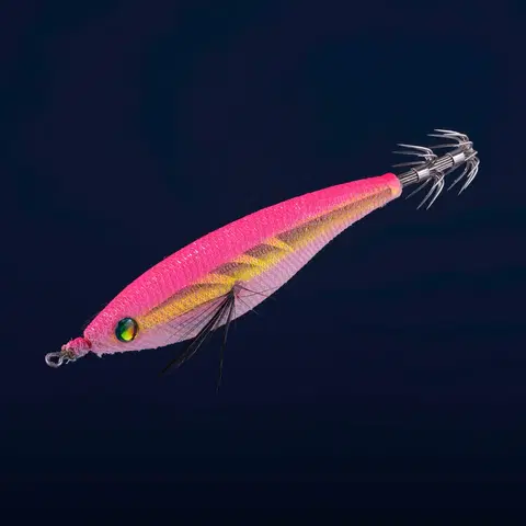 rybolov Nástraha Turlutte plávajúca Ebiflo 2.5/110 ružová fluo na lov sépií/kalmárov