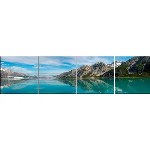 Dekoračné panely Sklenený panel 60/240 Mountains-2 4-Elem