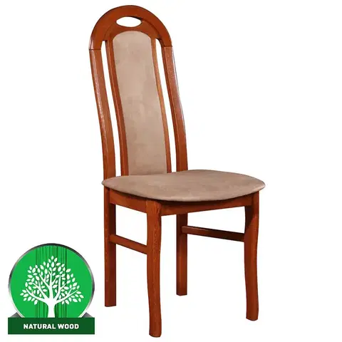 Drevené stoličky Stolička W11 svetlý orech sally 2