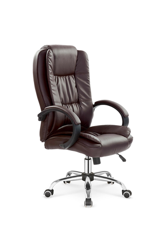 Kancelárske stoličky HALMAR Relax kancelárske kreslo s podrúčkami tmavohnedá