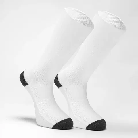hádzan Vysoké ponožky na hádzanú H500 pre dospelých biele