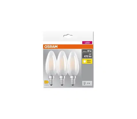 Žiarovky Osram SADA 3x LED Žiarovka B40 E14/4W/230V 2700K - Osram 