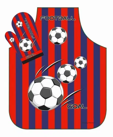 Zástery Forbyt, Zástera, Futbal červeno-modrá zástera