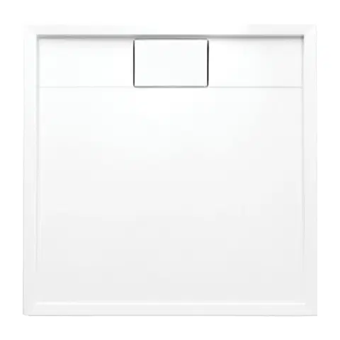 Vane OMNIRES - BROOKLYN akrylátová sprchová vanička štvorec, 90 x 90 cm biela lesk /BP/ BROOKLYN90/KBP