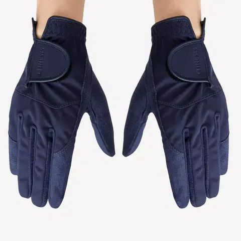 rukavice Dámske zimné golfové rukavice do dažďa RW pár tmavomodré