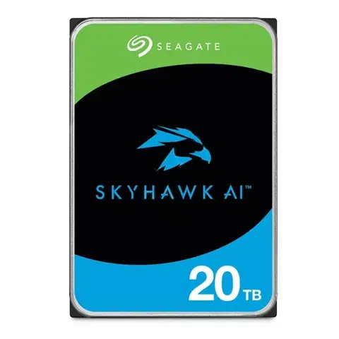 Pevné disky Seagate 20 TB SkyHawk AI Pevný disk 3,5"SATA7200256 MB ST20000VE002