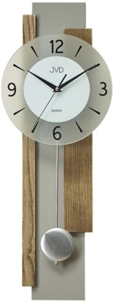 Hodiny Dizajnové kyvadlové nástenné hodiny JVD NS18059/78, 60cm