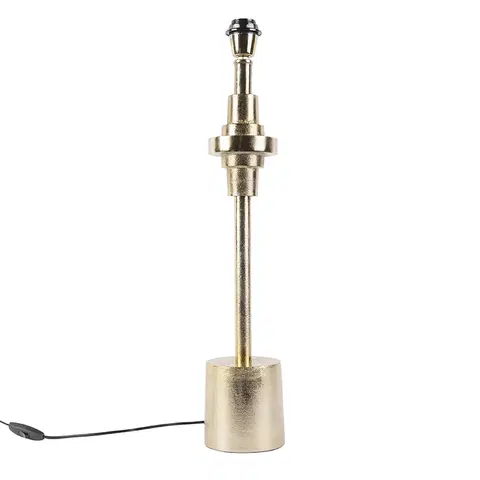 Stolove lampy Stolná lampa v štýle Art Deco zlatá bez tienidla - Diverso