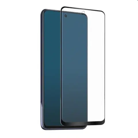 Ochranné fólie pre mobilné telefóny Tvrdené sklo SBS Full Cover pre Samsung Galaxy S21 FE, čierna TESCRFCSAS21FEK