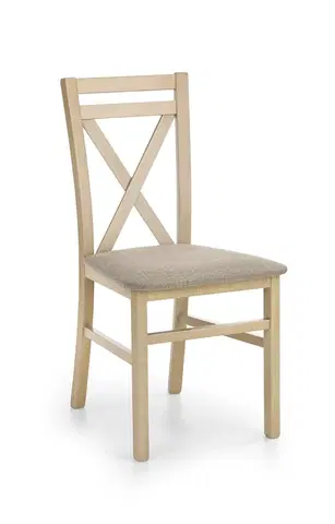Jedálenské stoličky a kreslá Drevená stolička DARIUSZ Halmar Dub sonoma