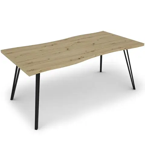 Stoly v podkrovnom štýle Stôl Log TB 90x180 artisan/čierny