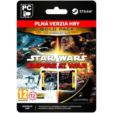 Hry na PC Star Wars: Empire at War (Gold Pack) [Steam]