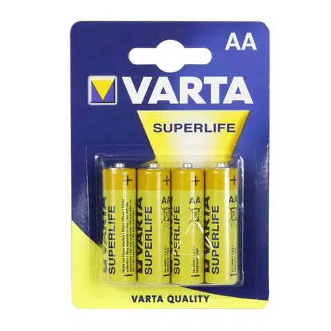 Štandardné batérie Varta AA - Mignon Superlife ZK batérie balenie 4 ks