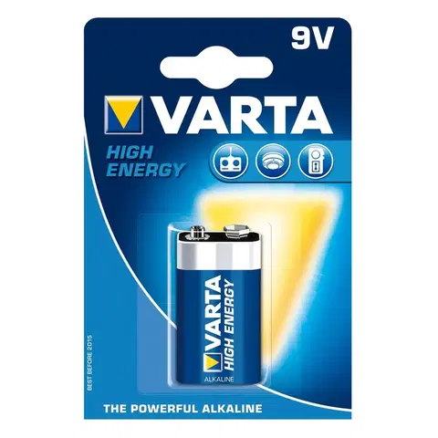 Štandardné batérie Varta 9V E blok 4922 High Energy