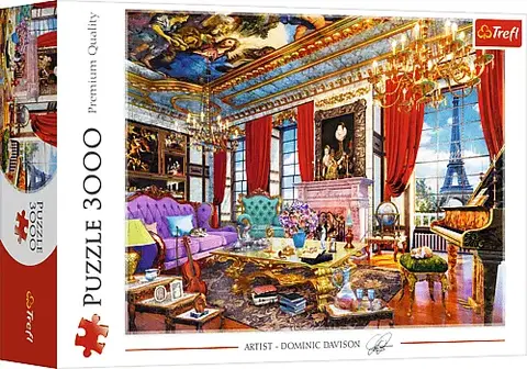 Hračky puzzle TREFL - Puzzle 3000 - Parížsky palác