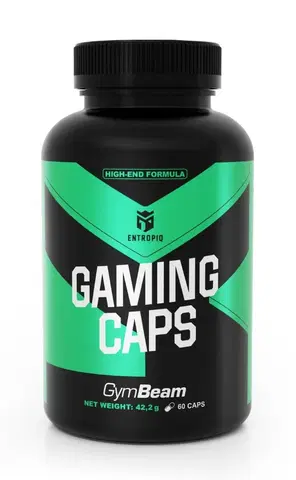 Tabletové pumpy Entropiq Gaming Caps - GymBeam 60 kaps.
