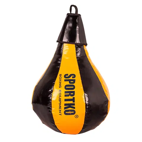 Boxovacie vrecia a hrušky Boxovacie vrece SportKO GP1 24x40cm / 5kg čierno-oranžová