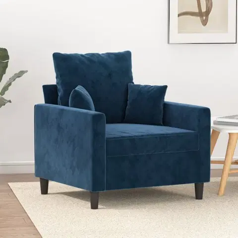 Obývacia izba Kreslo Dekorhome Modrá
