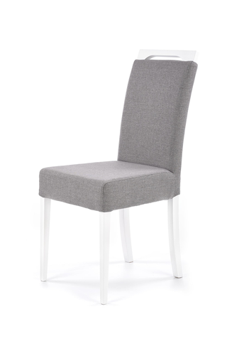 Jedálenské stoličky HALMAR Clarion jedálenská stolička biela / sivá