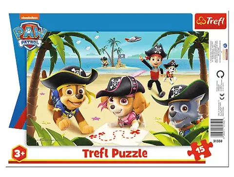 Hračky puzzle TREFL - Puzzle 15 dielikov Kamaráti z Labkovej patroly