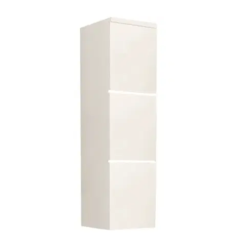 Kúpeľňový nábytok Skrinka vysoká, biela/biely extra vysoký lesk HG, MASON WH11