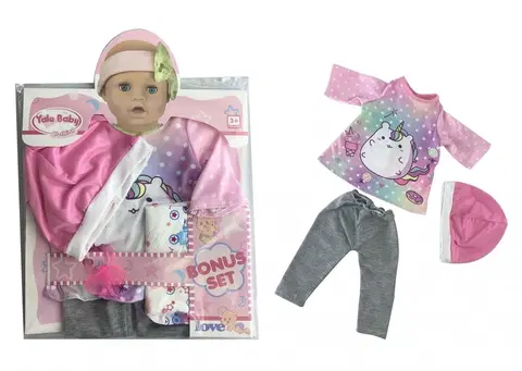 Hračky bábiky MAC TOYS - Šaty na bábiku 40-43cm