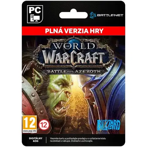 Hry na PC World of WarCraft: Battle for Azeroth [Battle.net]