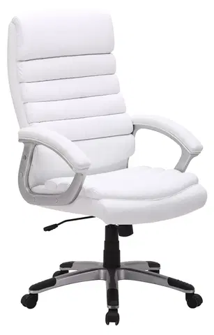 Kancelárske stoličky Kancelárske kreslo K-087 biele