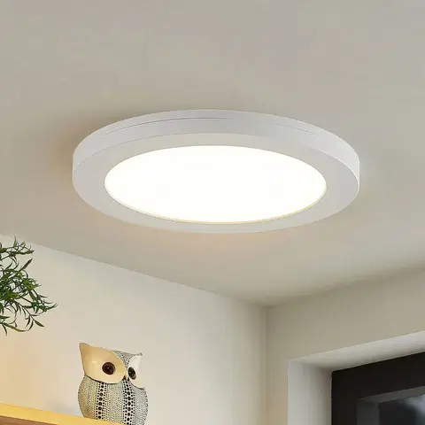 Stropné svietidlá s pohybovým senzorom PRIOS Prios Aureka stropné LED svetlo snímač 22,5cm 3 ks