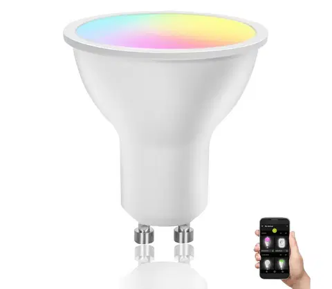 Žiarovky  B.V. LED RGBW Stmievateľná žiarovka GU10/4,9W/230V 2700-6500K Wi-Fi -  