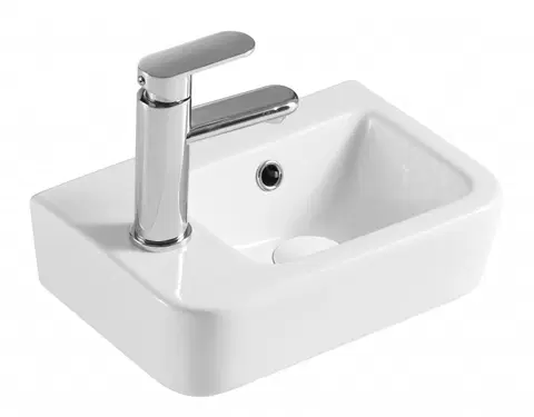 Kúpeľňa HOPA - Umývadielko PICCOLO 37,5 × 24,5 × 13,5 cm - umývadielko prevedenie - Ľavé OLKLT10100L