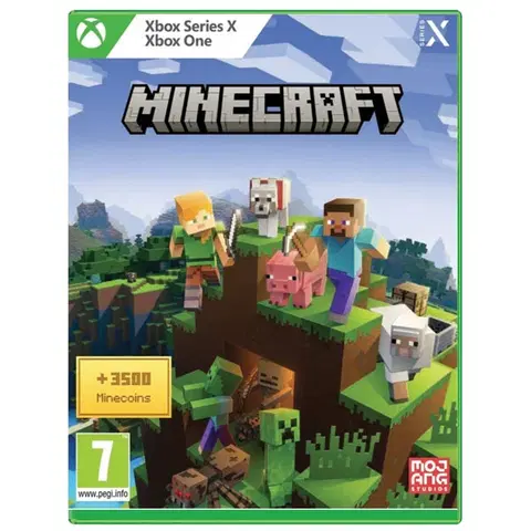 Hry na Xbox One Minecraft + 3500 Minecoins XBOX Series X