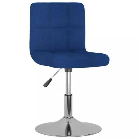 Barové stoličky Barová stolička látka / kov Dekorhome Modrá
