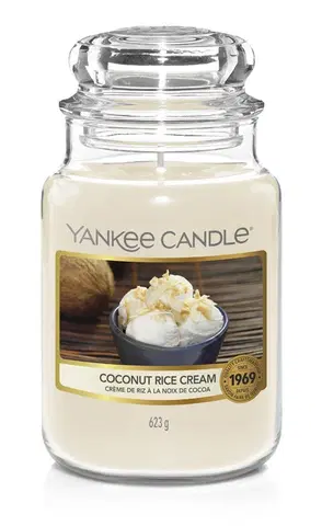 Vonné sviečky a svietniky Vonná sviečka Yankee Candle veľká Coconut rice cream classic
