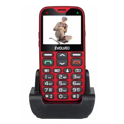Mobilné telefóny EVOLVEO EasyPhone XG, červený EP-650-XGR