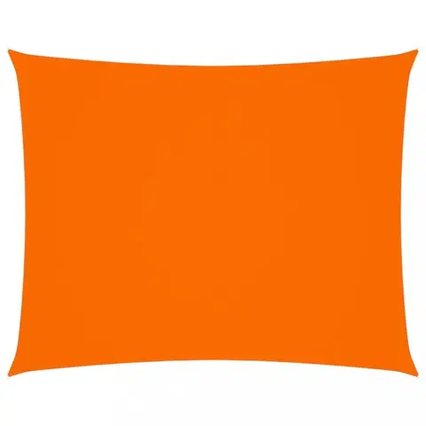 Stínící textilie Tieniaca plachta obdĺžniková 4 x 5 m oxfordská látka Dekorhome Oranžová