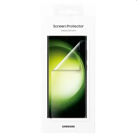Ochranné fólie pre mobilné telefóny Originálna fólia pre Samsung Galaxy S23 Ultra (2ks) EF-US918CTEGWW