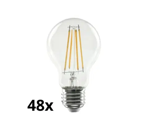 LED osvetlenie  SADA 48x LED Žiarovka VINTAGE A70 E27/13W/230V 2700K 