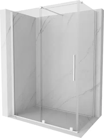 Sprchovacie kúty MEXEN/S - Velár sprchovací kút 150 x 90, transparent, biela 871-150-090-01-20