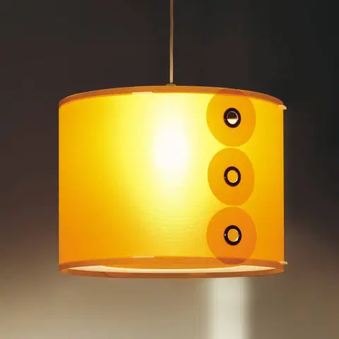Závesné svietidlá Artempo Italia Oranžová závesná lampa Rotho